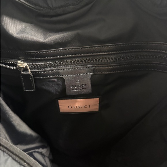Gucci GG Supreme Ghost Navy Blue with Red and White accentsGraphic Logo Backpack - Picture 3 of 9